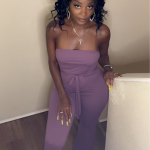 Elegant Purple Jumpsuit