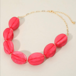 Pink Chunky Necklace